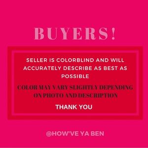 Colorblind Seller